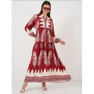 Bigdart Blousejurk  bourgogne / wit