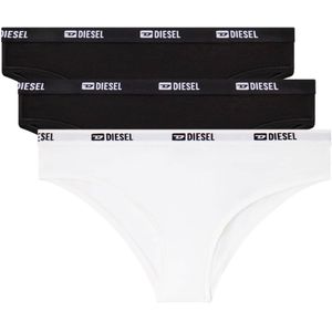 DIESEL Slip  zwart / wit