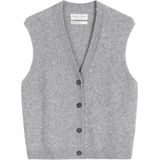 Marc O'Polo - Gebreide Bodywarmer - Grijs Gemêleerd