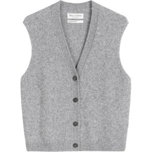 Marc O'Polo - Gebreide Bodywarmer - Grijs Gemêleerd