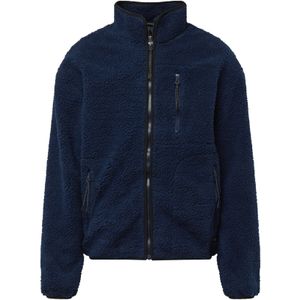 BLEND Fleece jas  marine