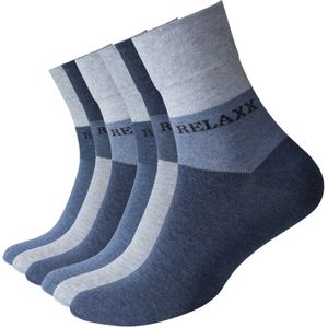 Cotton Prime Sokken 'Relaxx'  blauw / marine / blauw gemêleerd