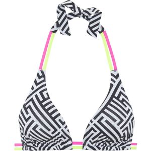 Bikini - Gedessineerd - Zwart/Wit - Zonder Beugels - Verwijderbare Softcups