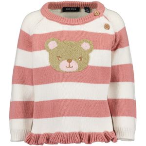 BLUE SEVEN Trui  lichtbruin / mauve / pastelroze / wolwit