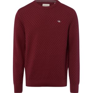 GANT - Trui - Bordeaux - Knitwear - Lange Mouw