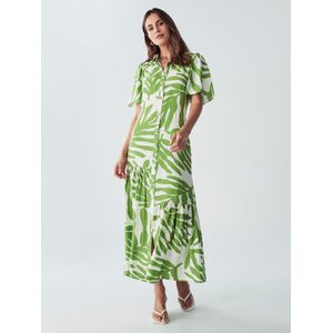 Willa Blousejurk 'Bea'  kiwi / wit