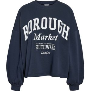 Noisy may Sweatshirt  navy / wit