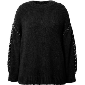 Studio Untold Trui  zwart / wit