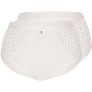 sassa Slip 'GRAPHICAL JACQUARD'  ivoor