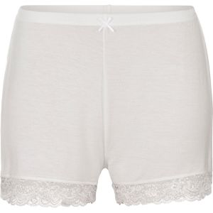 Lascana - Shortama - Ecru - 2-delig - Kanten Details