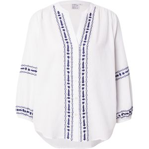 Emily Van Den Bergh Blouse  donkerblauw / wit