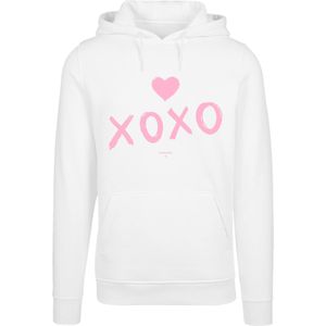 F4NT4STIC Sweatshirt 'Valentinstag '  pink / wit