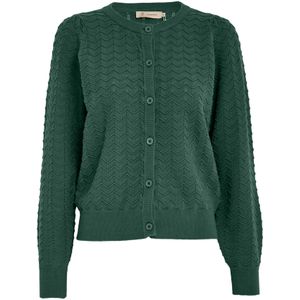 Peppercorn Gebreid vest 'Rosy'  groen