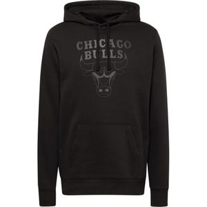 New Era - Chicago Bulls Hoodie - Zwart - Katoen - NBA Logo