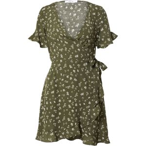 ABOUT YOU Zomerjurk 'Jasmina'  kaki / wit