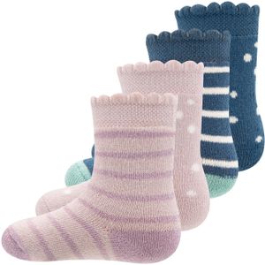 EWERS Sokken  donkerblauw / lila / rosa / wit