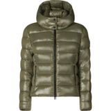 SAVE THE DUCK - Tussenjas - Olijfgroen - Gewatteerde Jas - Met Capuchon