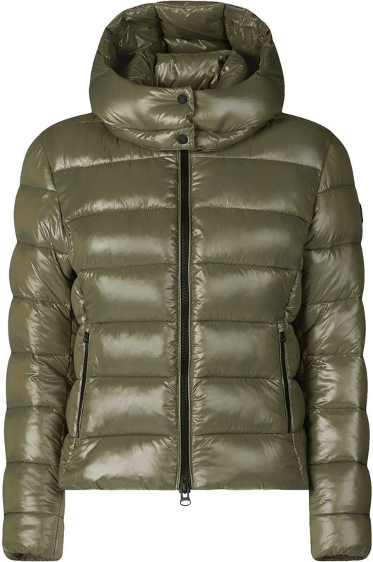 SAVE THE DUCK - Tussenjas - Olijfgroen - Gewatteerde Jas - Met Capuchon