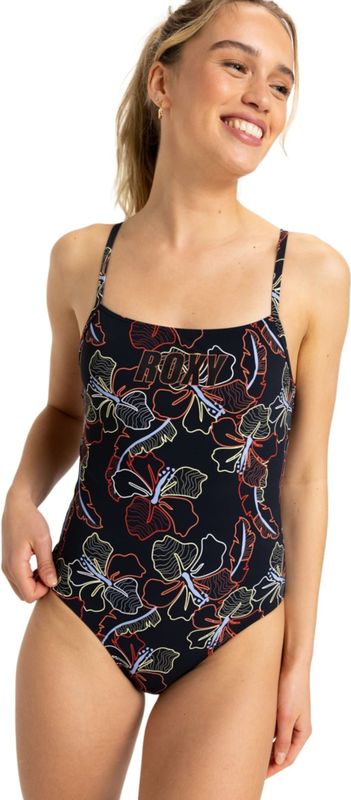 Athletic Hibiscus - Badpak - Anthracite - 75% Nylon, 25% Elasthan