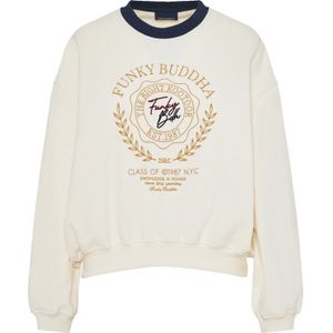 Funky Buddha Sweatshirt  ecru