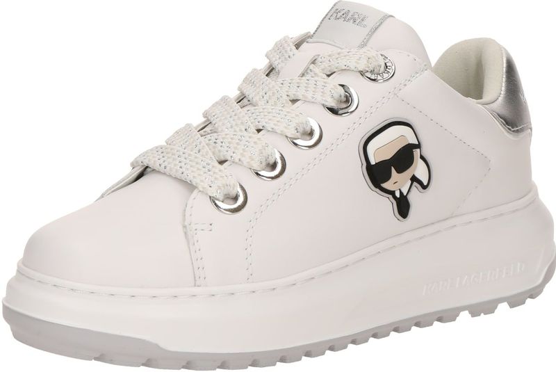 Karl Lagerfeld Sneakers laag 'KAPRI LUG'  sand / zwart / zilver / wit