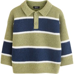Next Trui  navy / lichtgroen / wit
