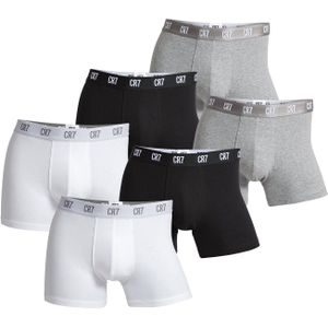 CR7 - Cristiano Ronaldo Boxershorts ' BASIC '  grijs gemêleerd / zwart / wit