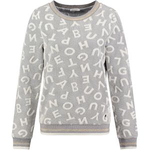 Key Largo Trui 'Blister'  grijs / offwhite