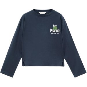MANGO KIDS Shirt 'SYFLOC'  navy / groen / wit