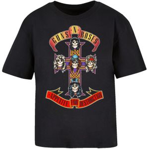 F4NT4STIC Shirt  grijs / lila / oranje / zwart