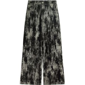 Bershka Broek  donkergroen / zwart