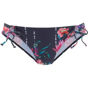 Gedessineerd Bikinibroekje - Marine - Polyamide - Onderhoudsadvies Machinewas