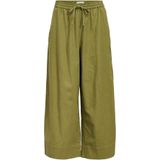 Broek - Middelhoge Taille - Wijde Pijpen - 50% Linnen - 50% Biologisch Katoen