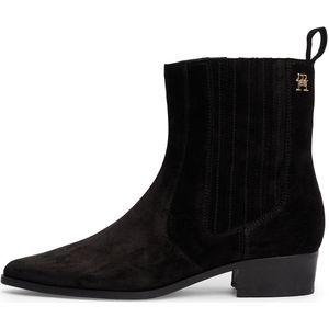 TOMMY HILFIGER - Chelsea boots - Zwart - Suede Cowboy