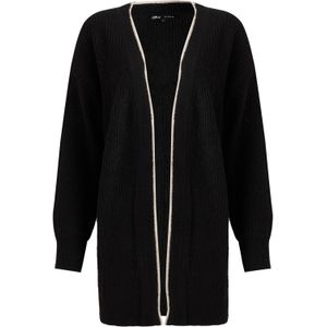 ONLY Gebreid vest 'ONLHAVANNA'  zwart / wit