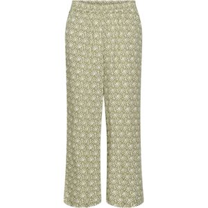 Kaffe Broek 'Sanne'  lichtbeige / kiwi