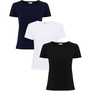 Cortera Shirt 'Delmare'  navy / zwart / wit