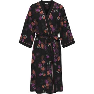VIVANCE Kimono 'Dreams'  groen / cyclaam / roestrood / zwart / wit