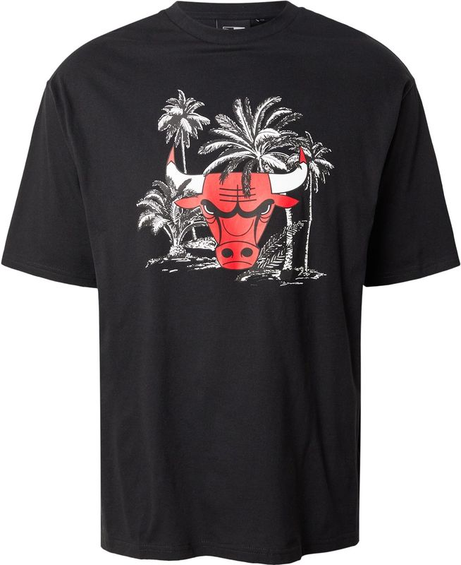 NEW ERA - NBA PALM TREE CHIBUL - T-shirt - Rood/Zwart/Wit