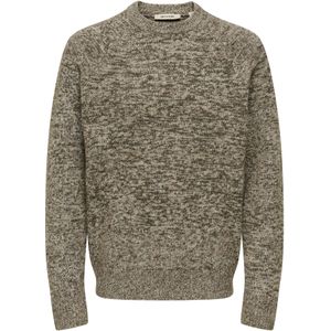 Only & Sons Trui 'ONSBERNO'  grijs gemêleerd