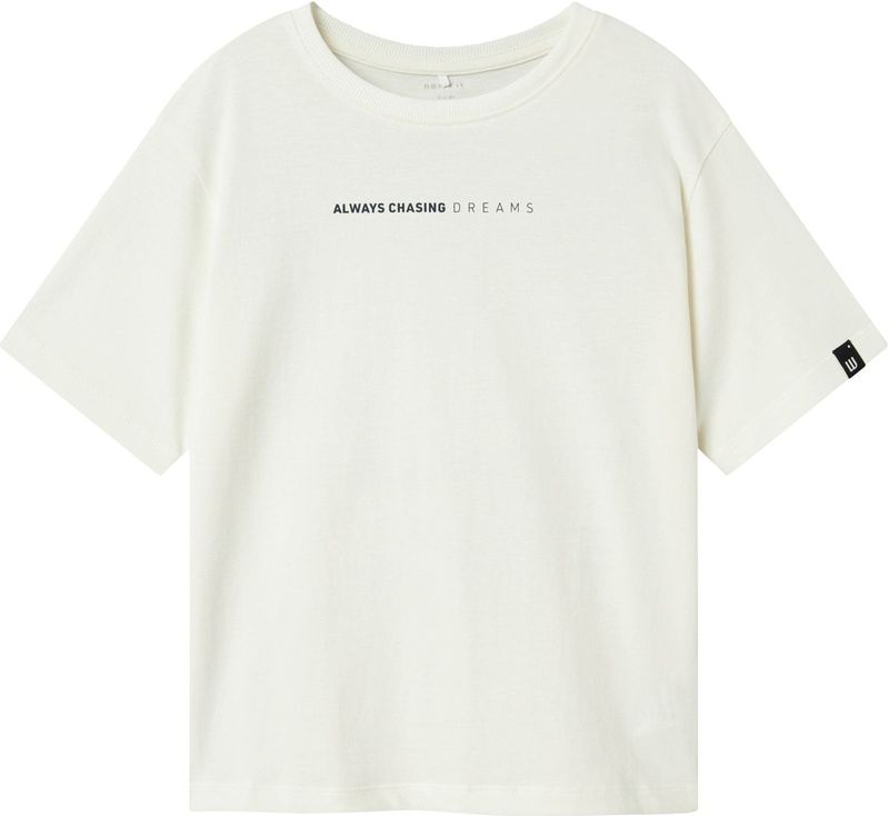 NAME IT - NKMNELSON - T-shirt - Zwart / Wit