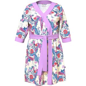 Ulla Popken Kimono  beige / blauw / lila / wit