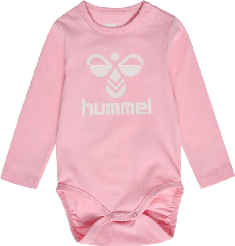 Hummel - Bodys Flips Body Longsleeve - Candy Pink - 0-3 maanden