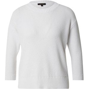 Trui - Effen - Katoen - Ronde Hals - Driekwart Mouw - Losse Pasvorm