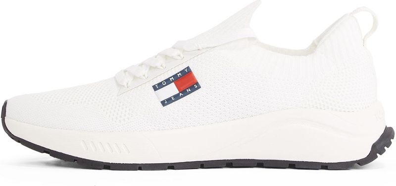 Tommy Hilfiger - Sneakers - Wit - Polyester - Opgezet Logo