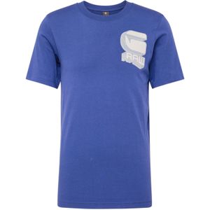 G-STAR RAW Heren Shadow Gr Slim R T T-shirt, blauw (Ballpen Blue D23901-336-1822), S