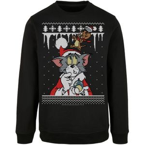 F4NT4STIC Sweatshirt 'Tom und Jerry Christmas Fair Isle'  gemengde kleuren / zwart