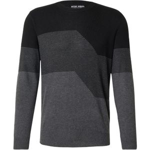 ANTONY MORATO - Trui - Donkergrijs/Zwart - Knitwear - Ronde Hals - Lange Mouw