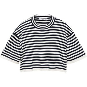 MANGO Trui 'GRUMETE'  marine / wit
