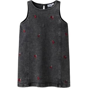 NAME IT Jurk  grijs gemêleerd / pink / rood